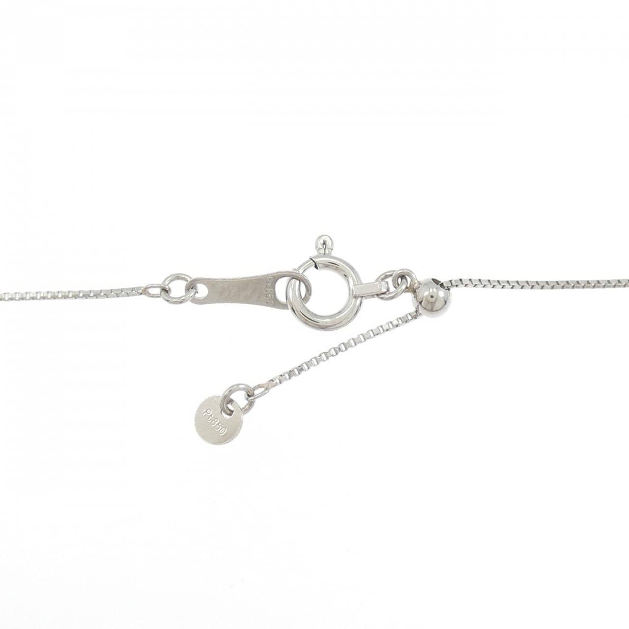 PT900/PT850 ルビー ネックレス 0.33CT