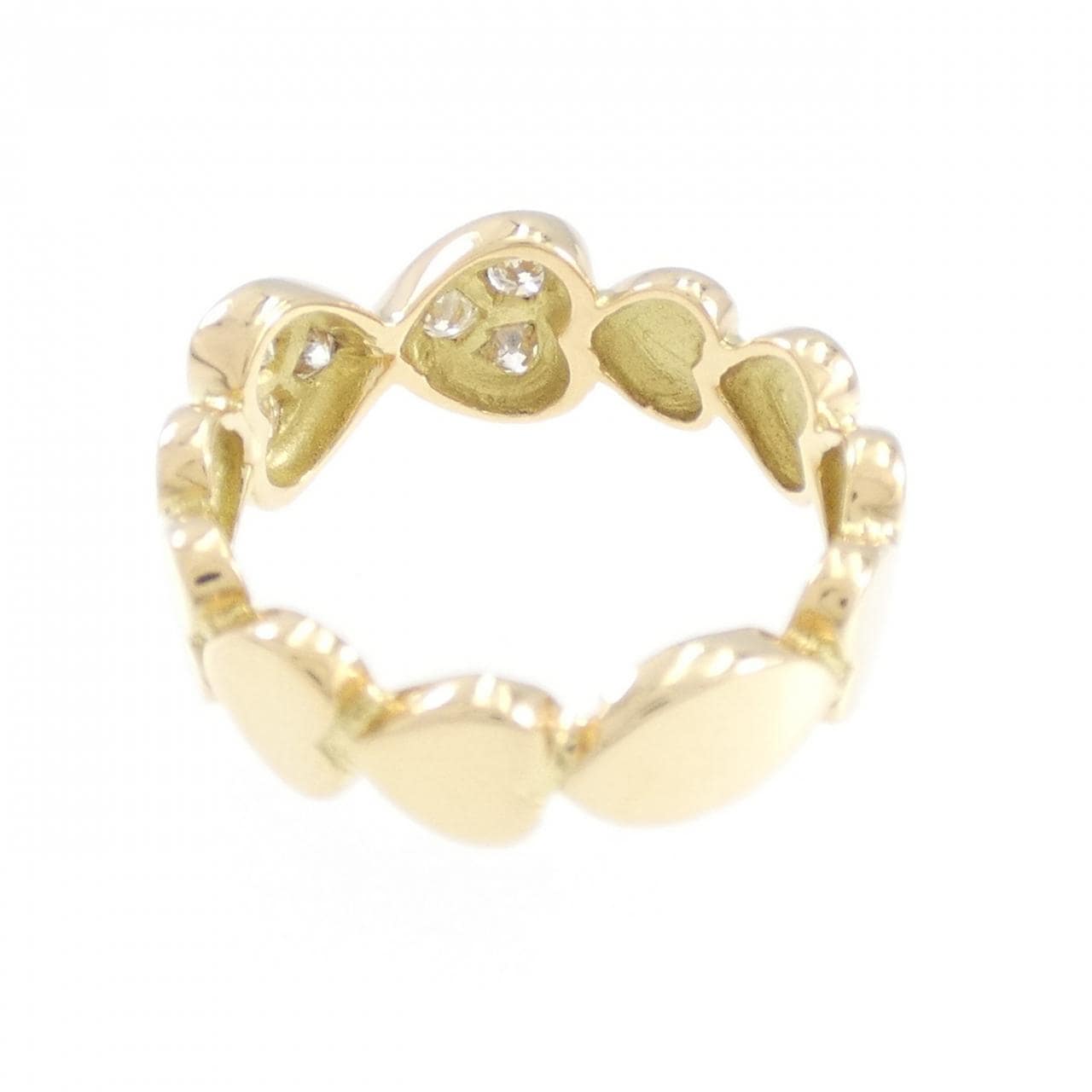 750YG ハート ダイヤモンド リング 0.30CT