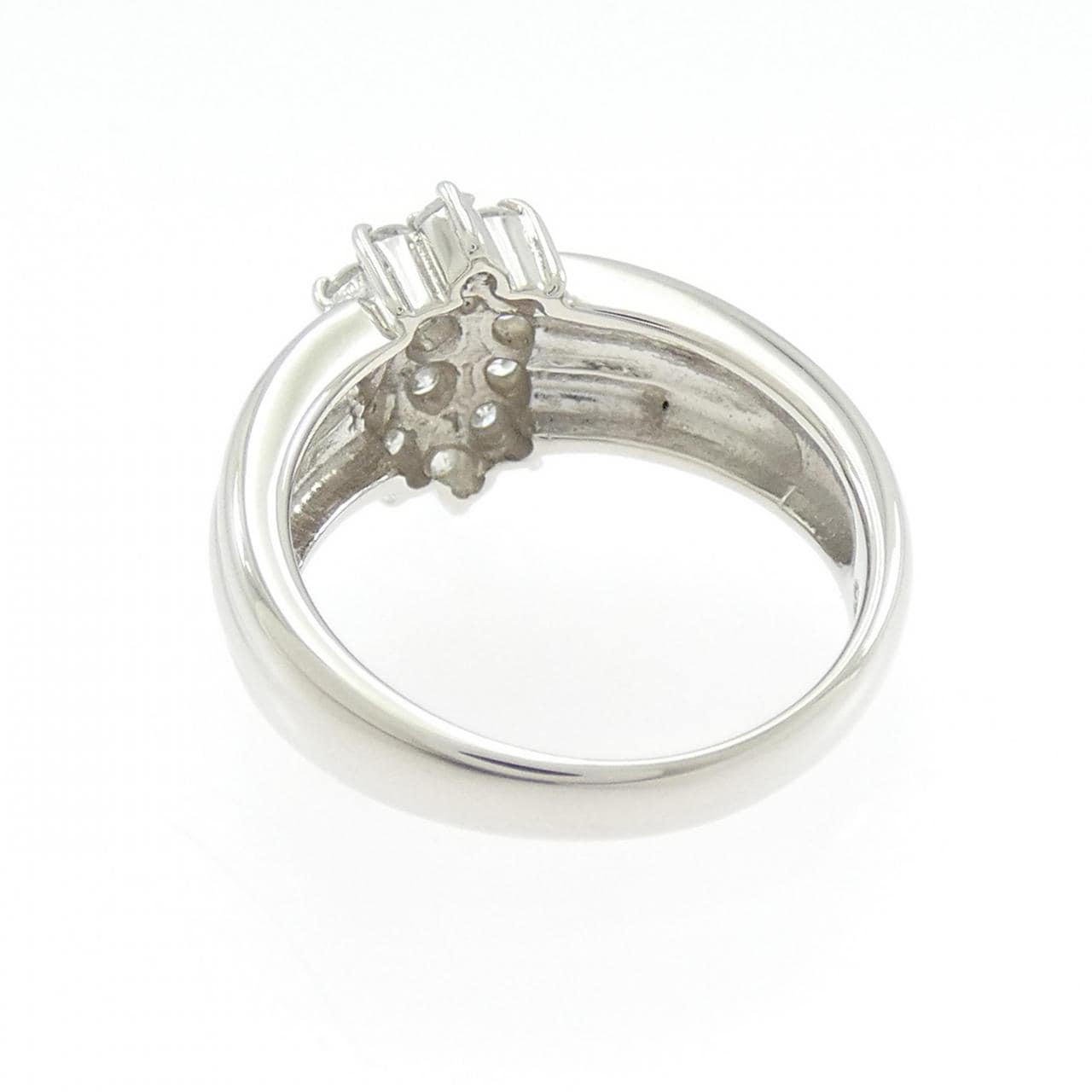 PT850钻石戒指，0.55克拉