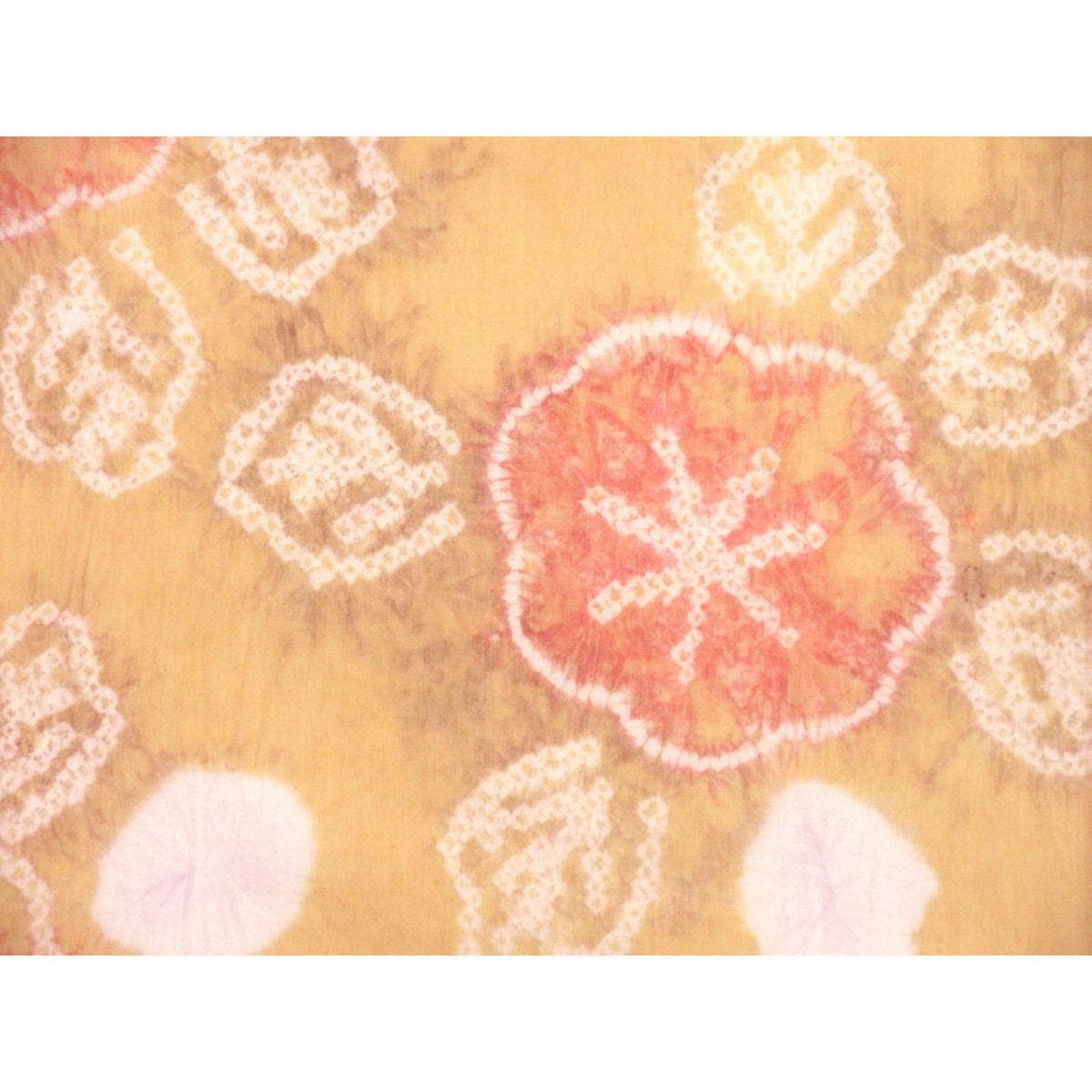 【新品】女ゆかた　絞り加工　身幅Ｌ寸