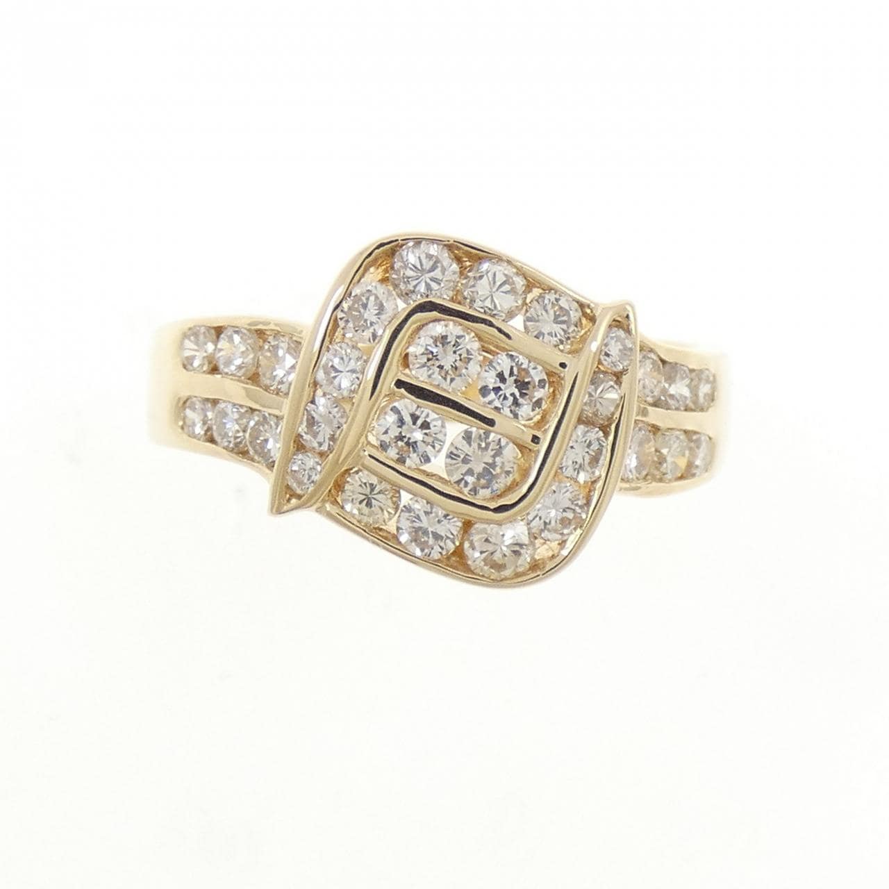 K18YG ダイヤモンド リング 0.75CT