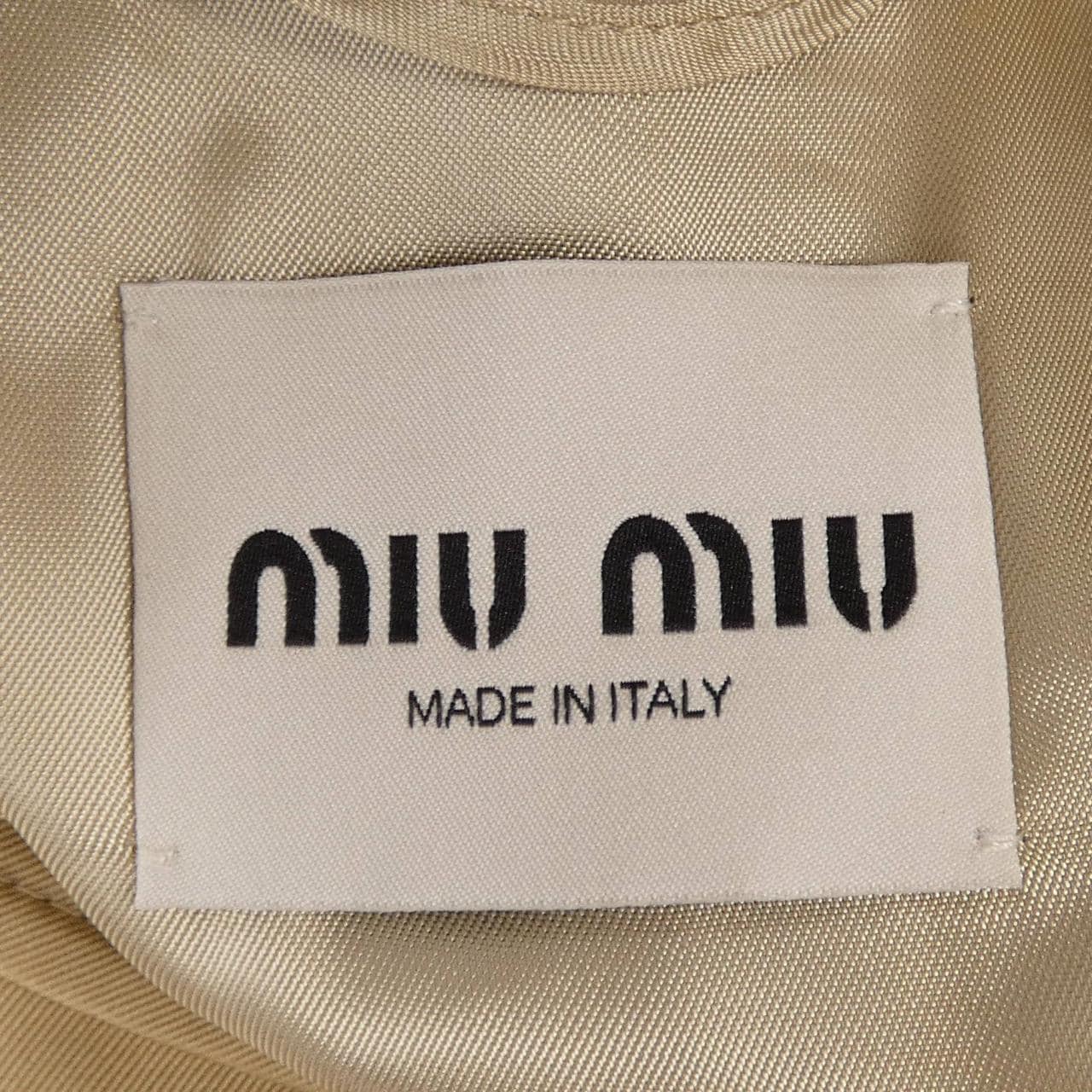 ミュウミュウ MIU MIU MIU MIU ロゴ ML943 S232 1UPX ジャケット