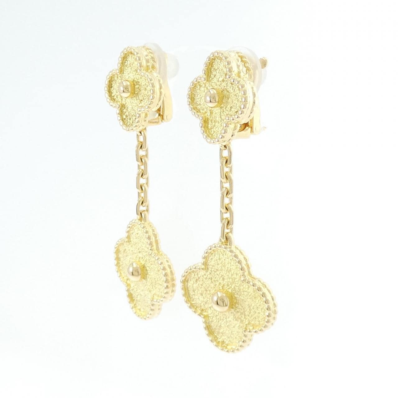 【ヴィンテージ】ヴァンクリーフ&アーペル アルハンブラ イヤリング