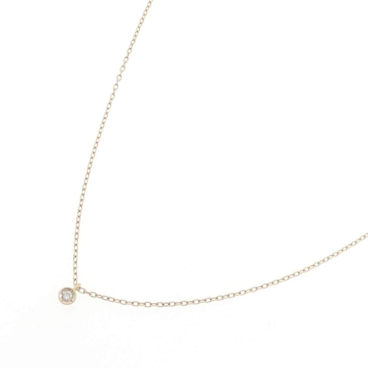 アガット ダイヤモンド ネックレス 0.01CT