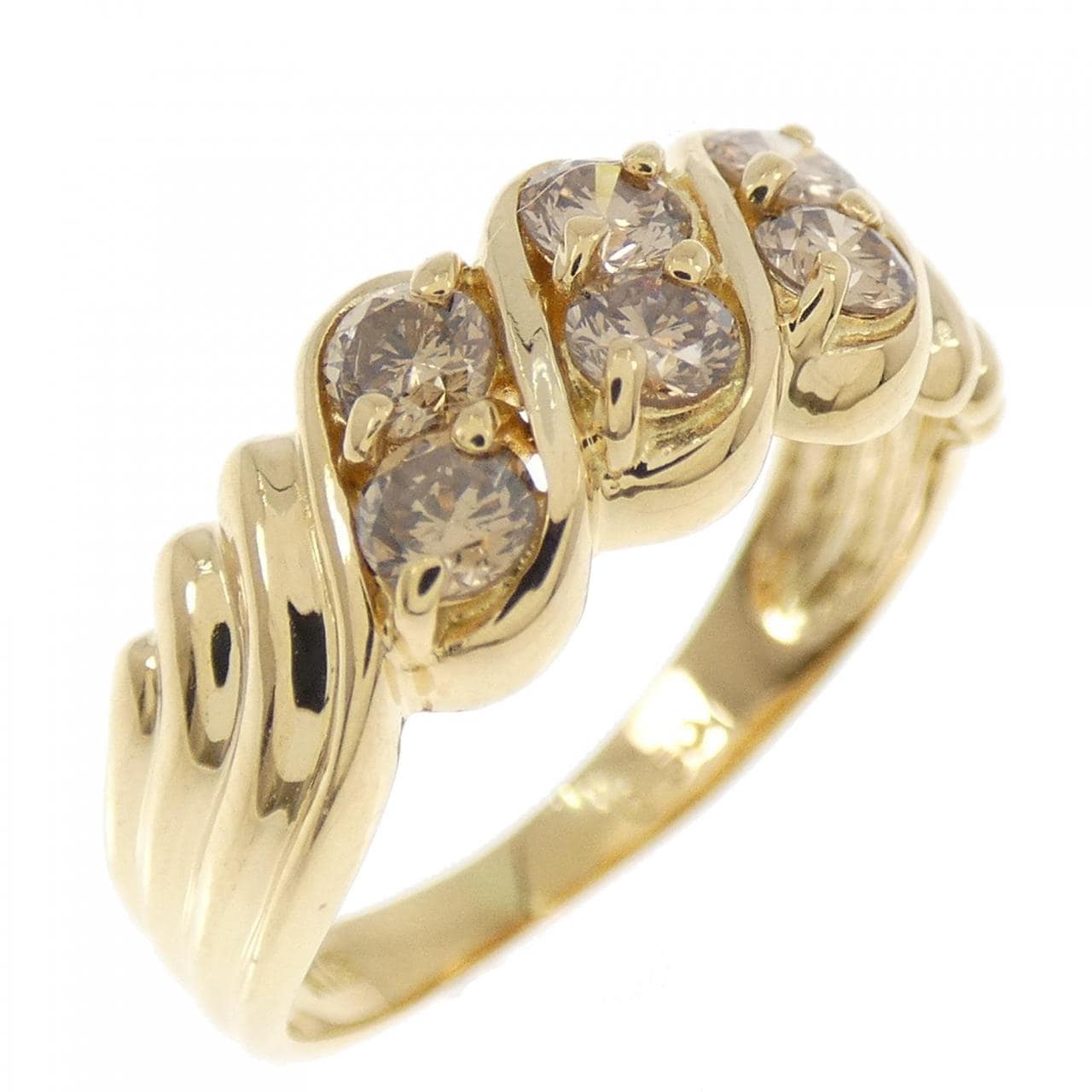 K18YG ダイヤモンド リング 0.50CT