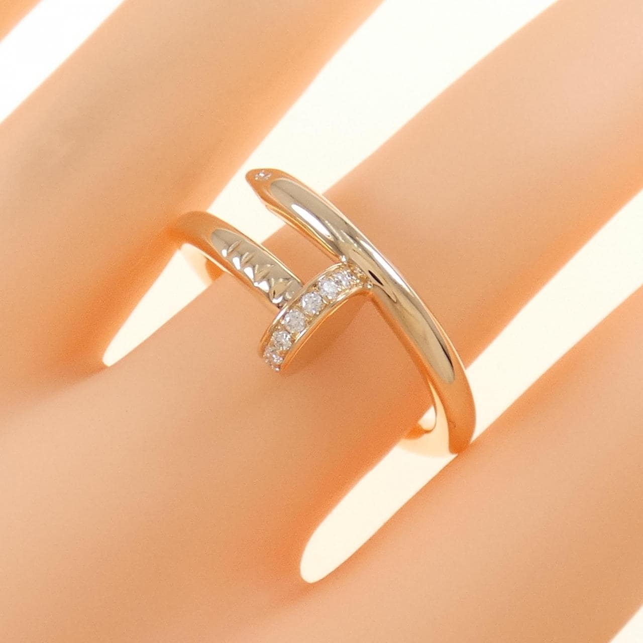 14k Rose Gold Nailhead Diamond Ring – MB Altman Jewelry