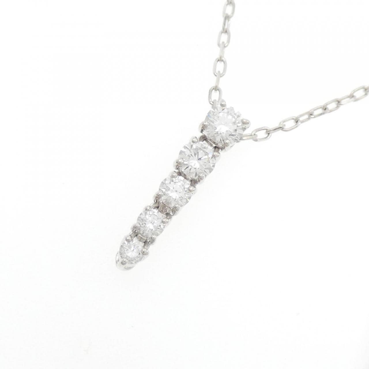 MIKIMOTO Diamond Necklace 0.37CT