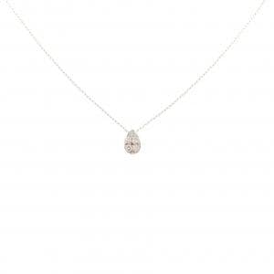 【新品】K10PG ダイヤモンド ネックレス 0.10CT