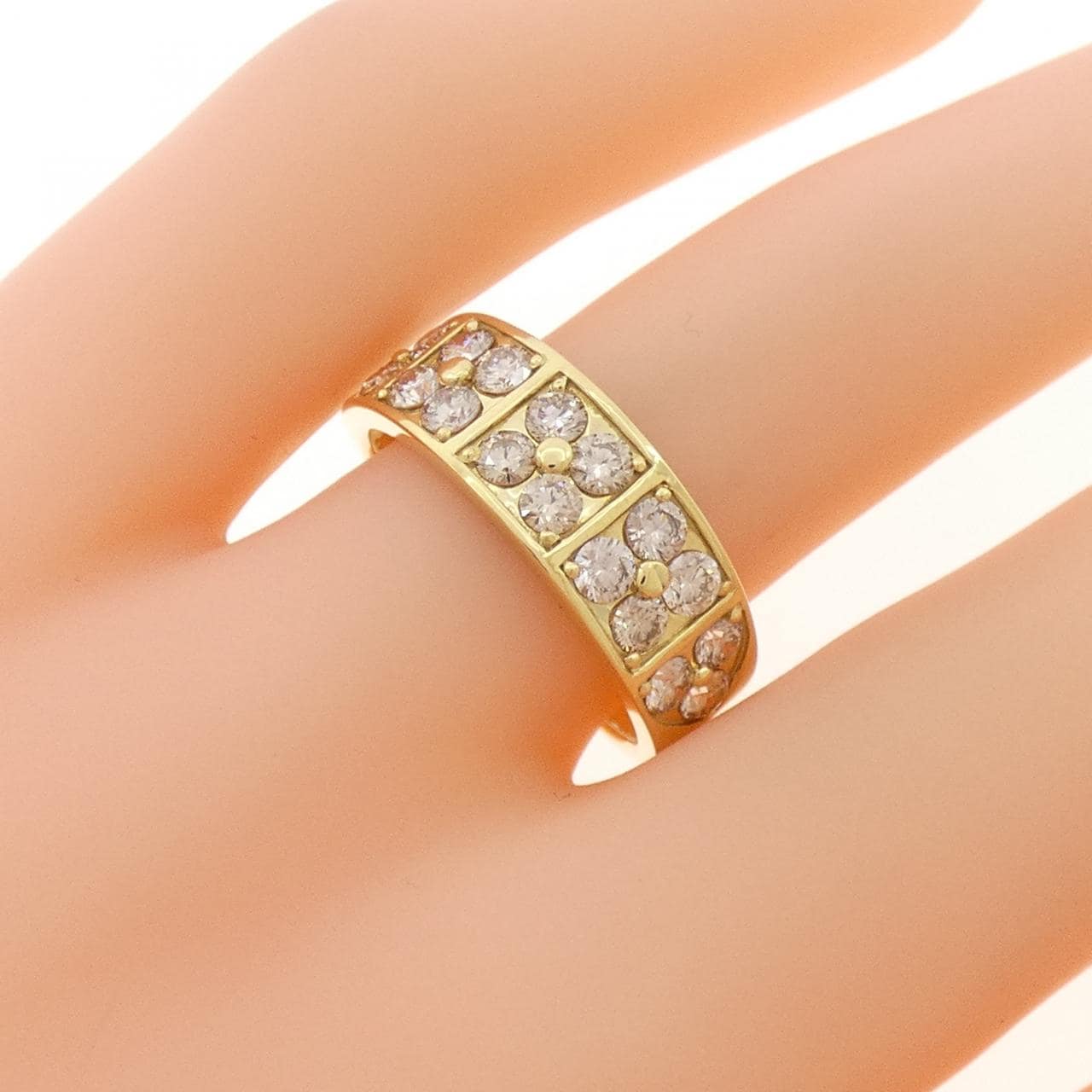 K18YG ダイヤモンド リング 1.00CT