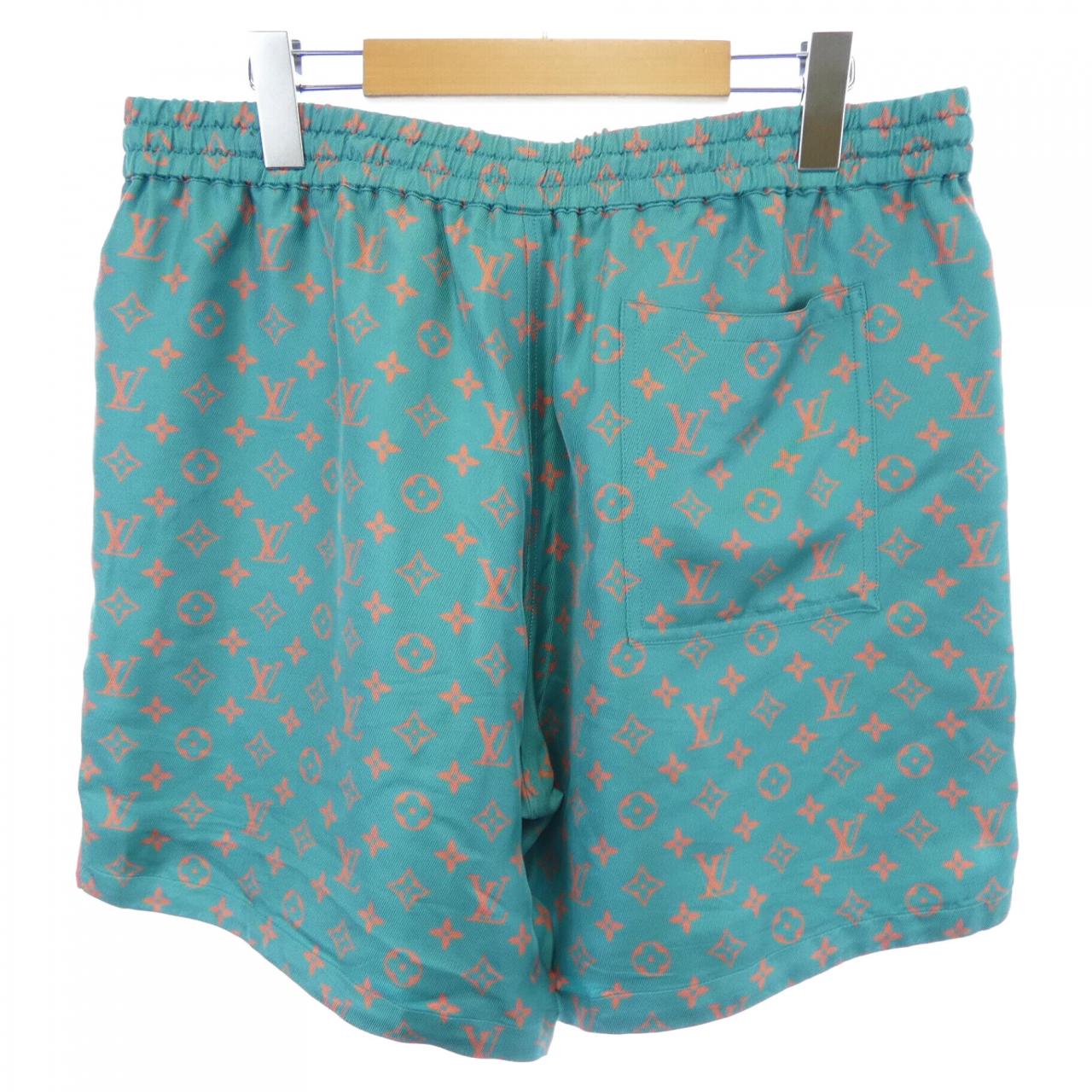 ルイヴィトン LOUIS VUITTON モノグラムシルクショーツ HTP06WUPP ショートパンツ
