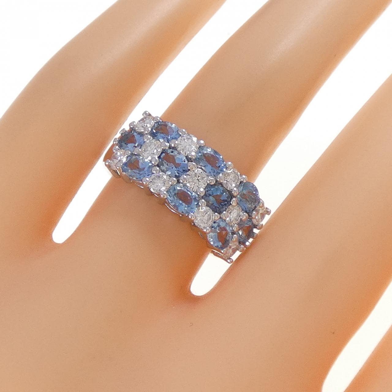 PT900 アクアマリン リング 1.34CT