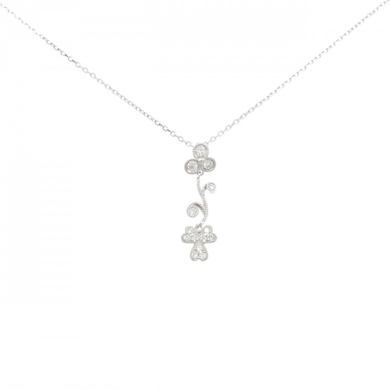 PT900/PT850 ダイヤモンド ネックレス 0.10CT