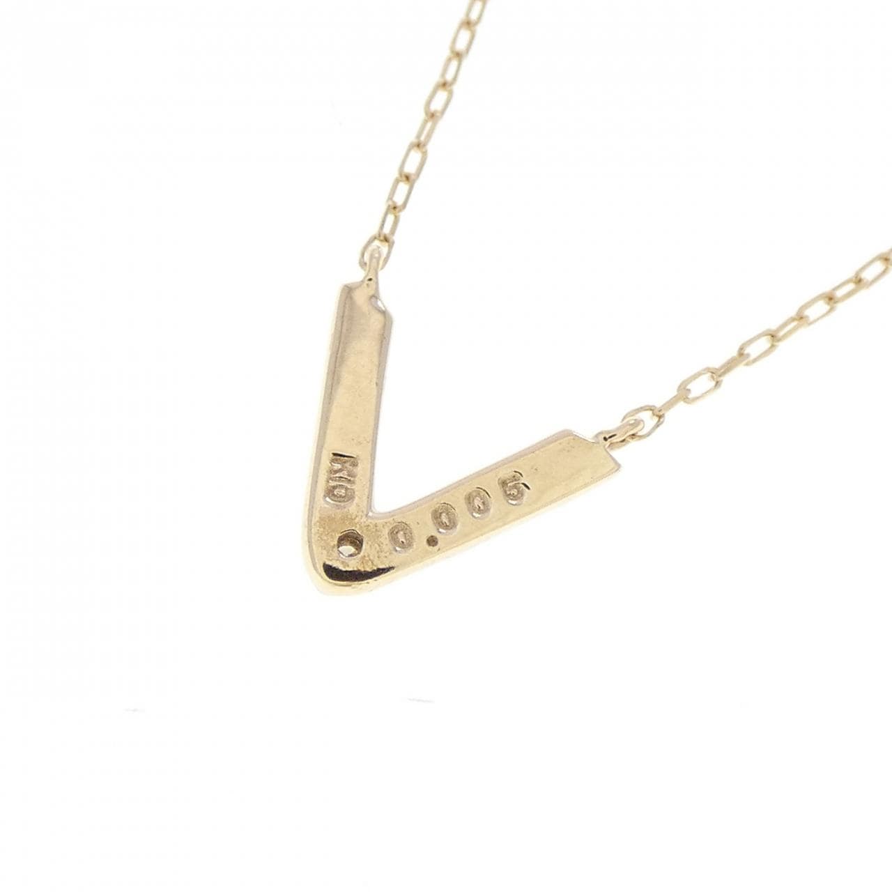 K10YG ダイヤモンド ネックレス 0.005CT