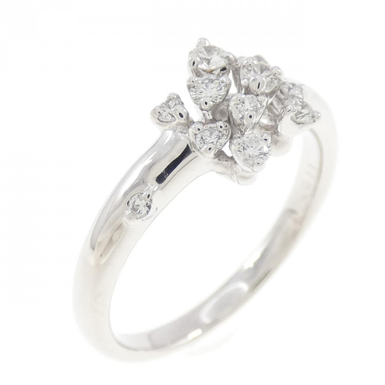 K18WG ダイヤモンド リング 0.21CT