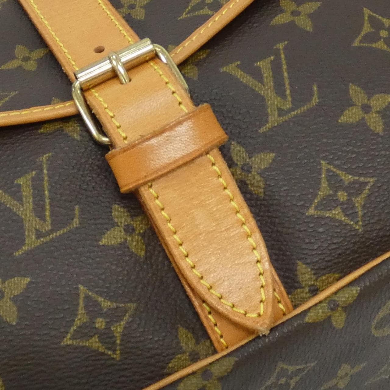 ルイヴィトン モノグラム ソミュール 35cm M42254 ショルダーバッグ