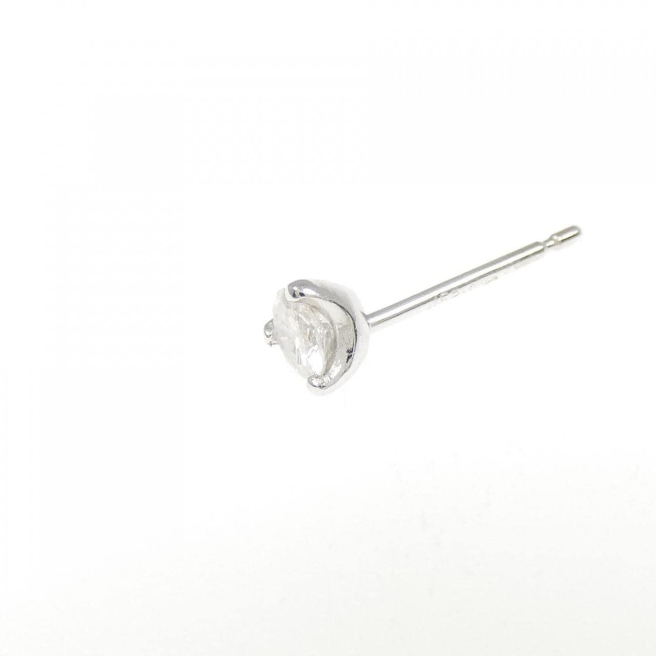 PT900 ダイヤモンド ピアス 0.15CT 片耳