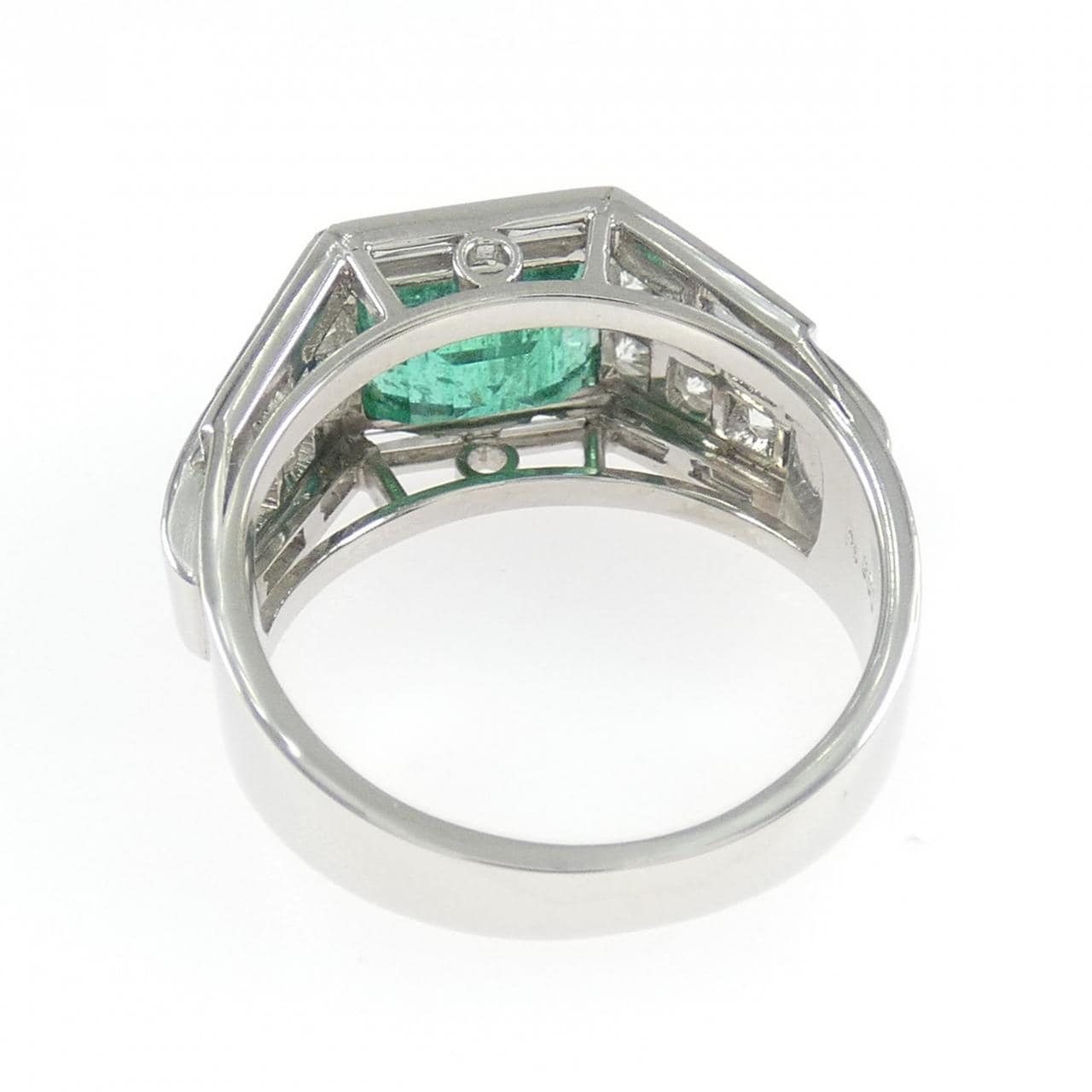 PT950 エメラルド リング