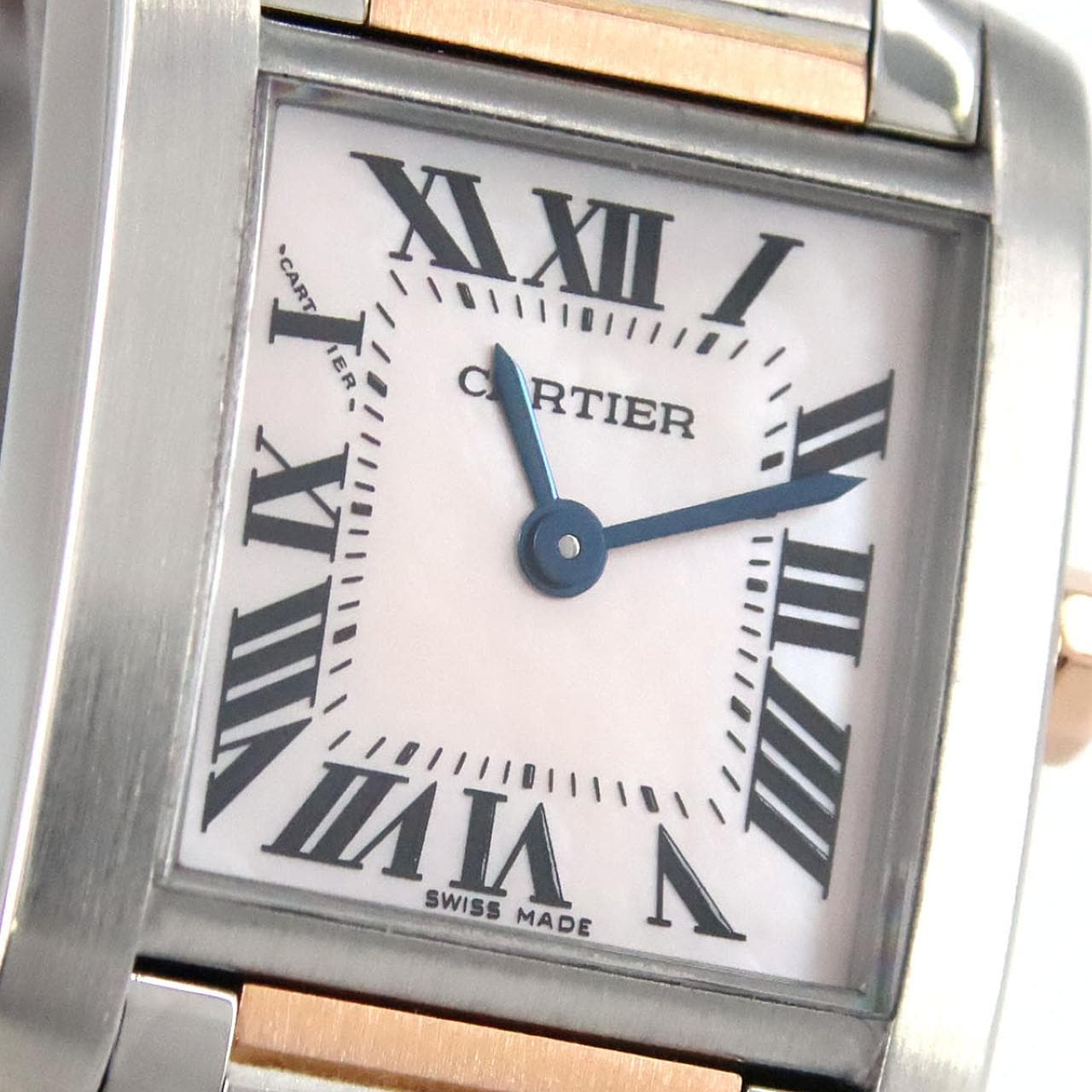 Cartier Tank Française SM PG Combi W51027Q4 SSxPG石英