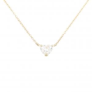 【リメイク】K18YG ダイヤモンド ネックレス 0.366CT E VS2 ハートシェイプ