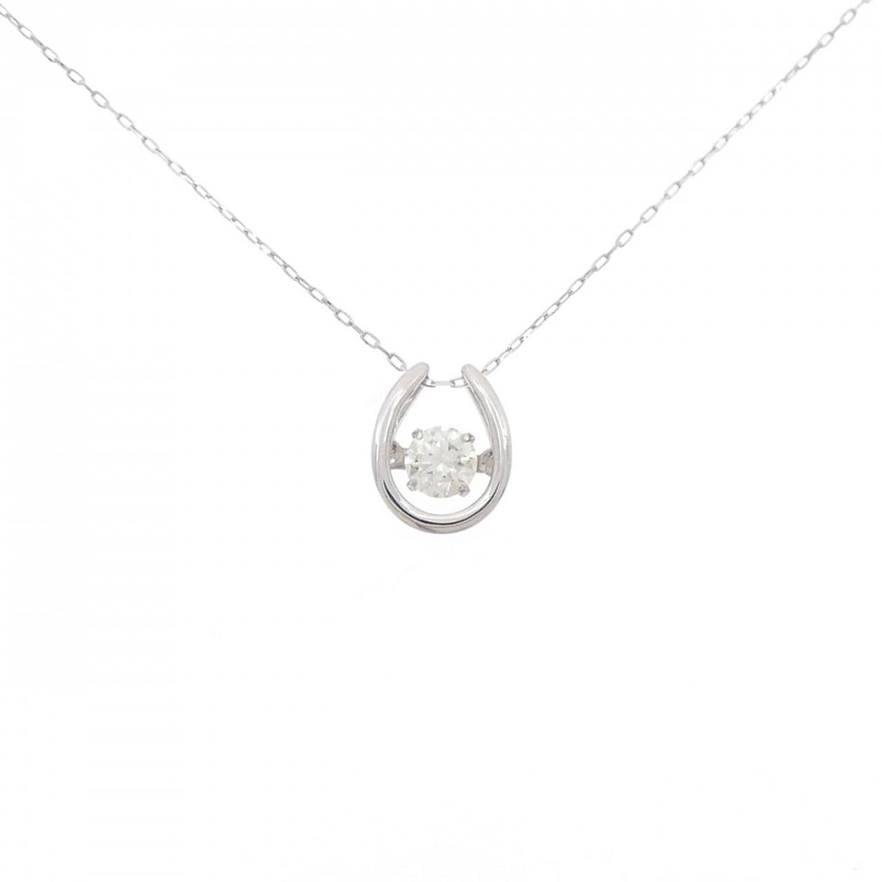 【新品】PT900 ダイヤモンド ネックレス 0.20CT