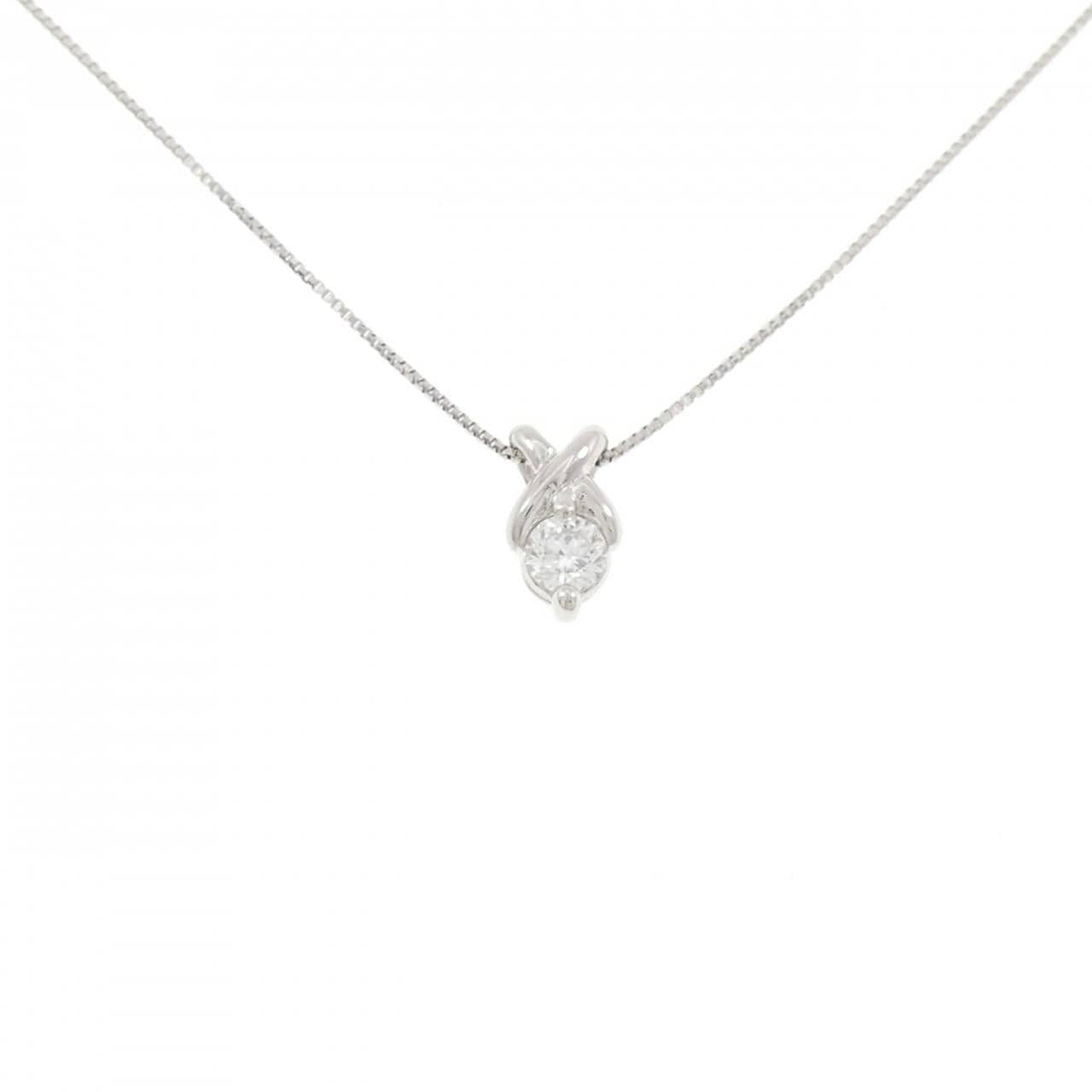 PT900/PT850 ダイヤモンド ネックレス 0.186CT