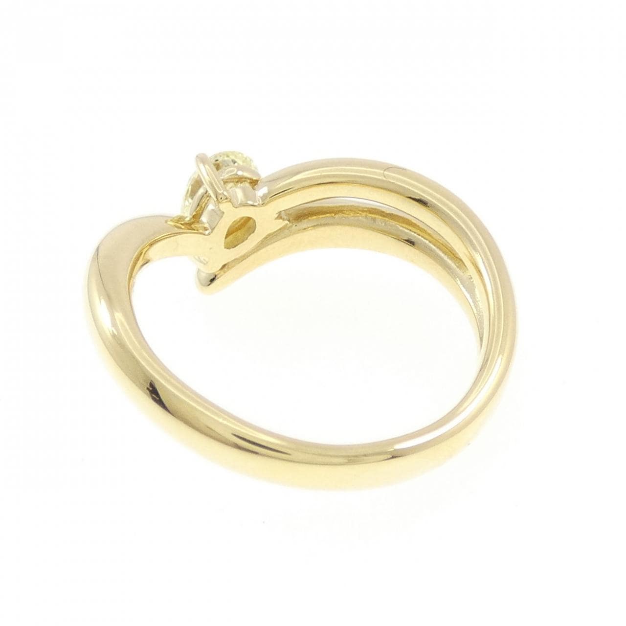 K18YG ダイヤモンド リング 0.38CT