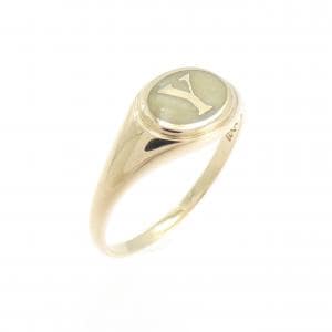 アーカー エリプスイニシャル ピンキーリング