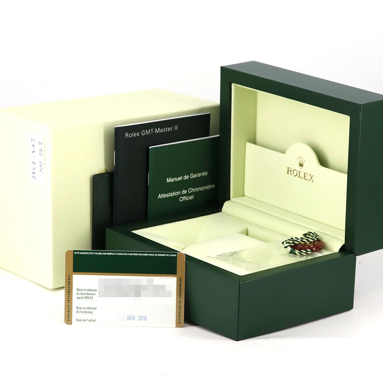 ロレックス GMTマスターⅡ 116710LN SS 自動巻 ランダム番