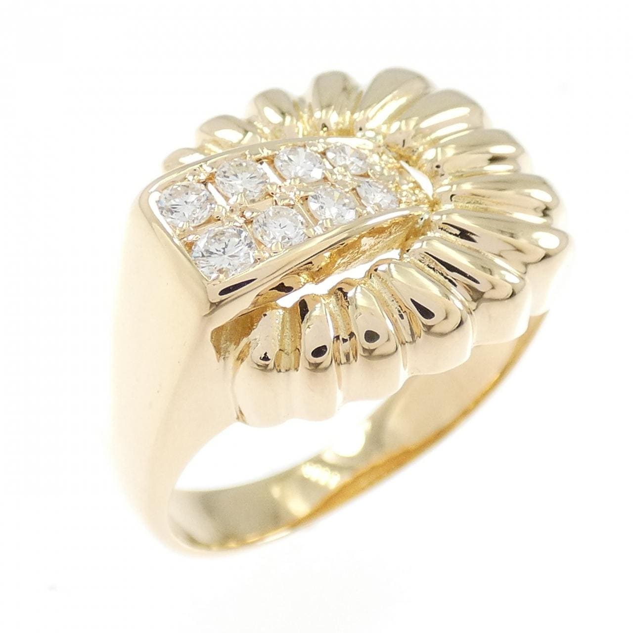 K18YG ダイヤモンド リング 0.20CT