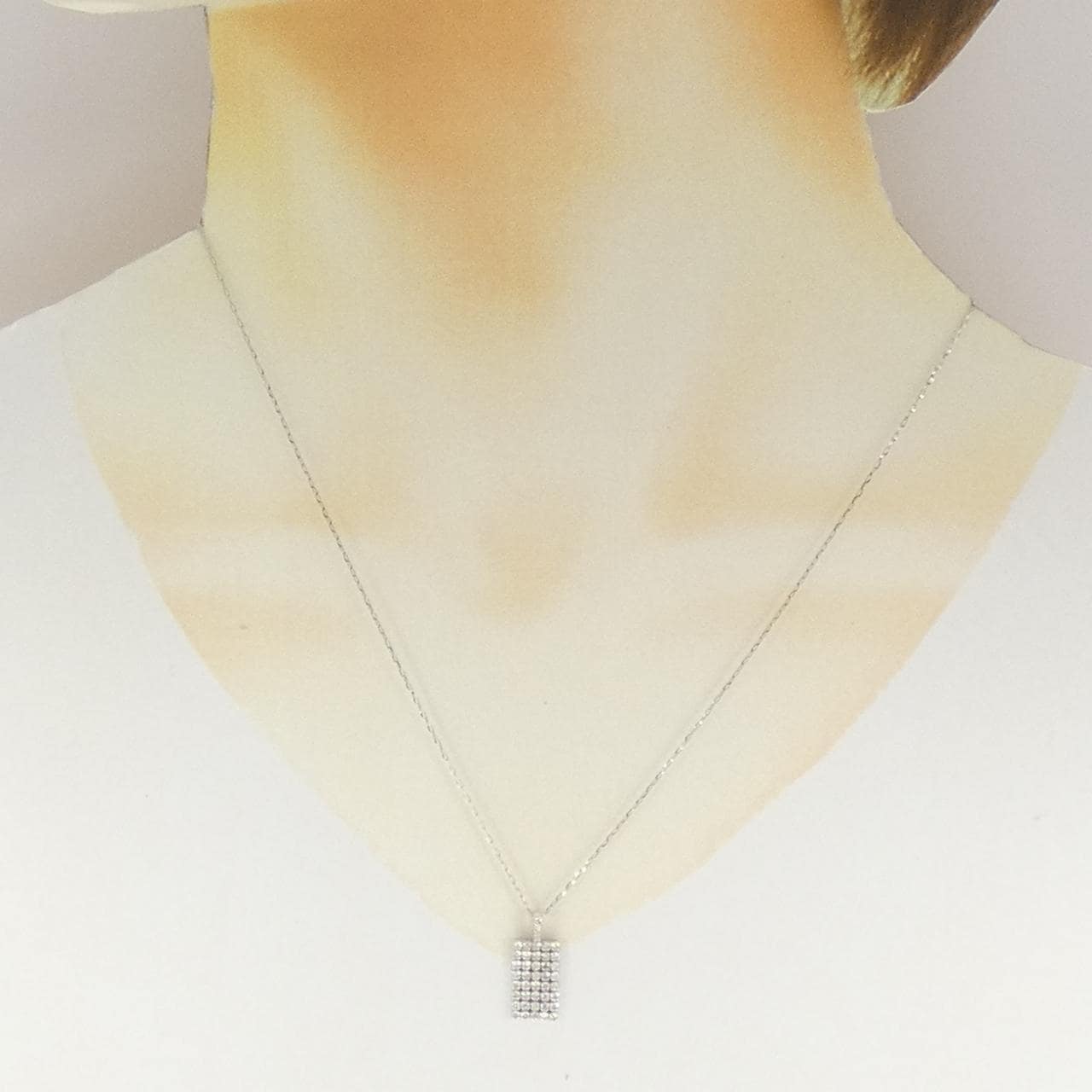 PT900/PT850 ダイヤモンド ネックレス 0.50CT