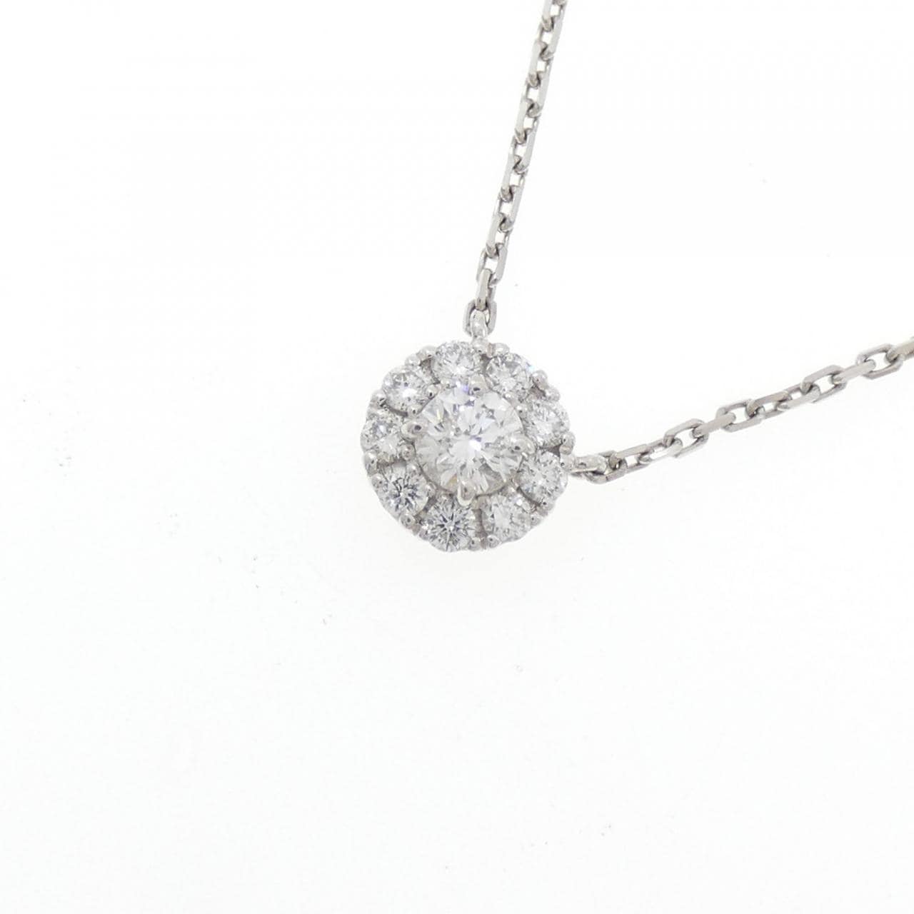 PT900/PT850 ダイヤモンド ネックレス 0.164CT
