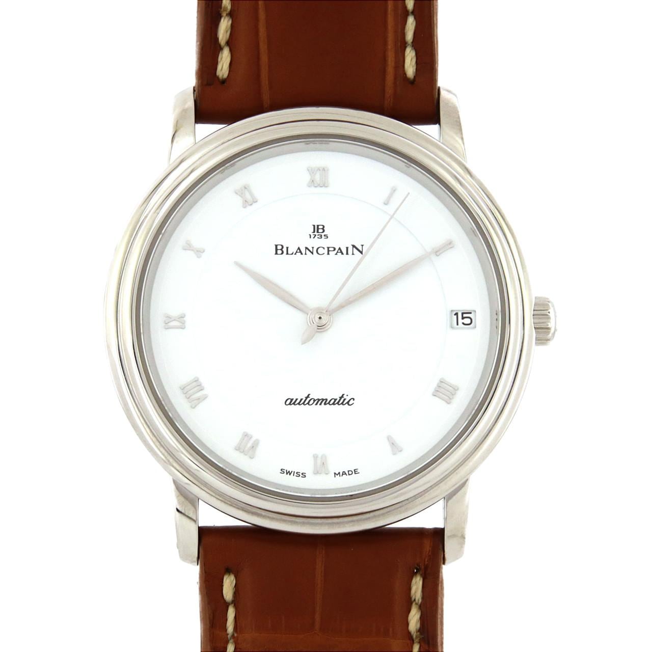 ブランパン ヴィルレ ウルトラスリム SS×革   メンズ 腕時計
