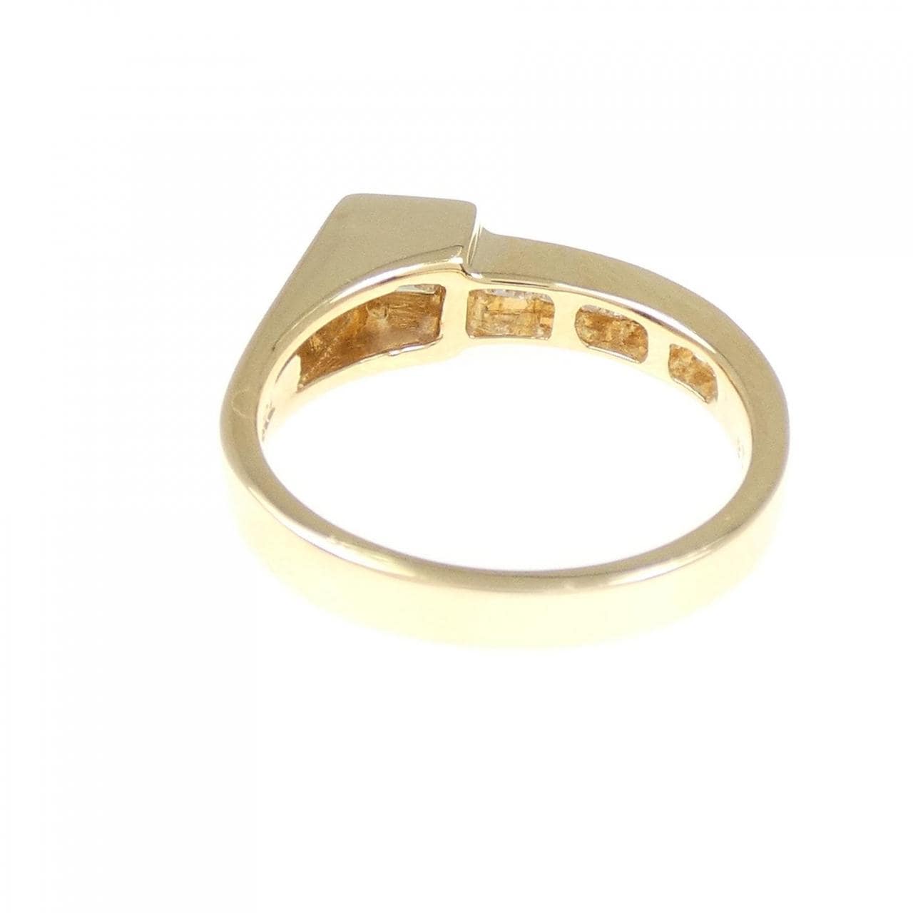 750YG Diamond Pinky Ring 0.17CT