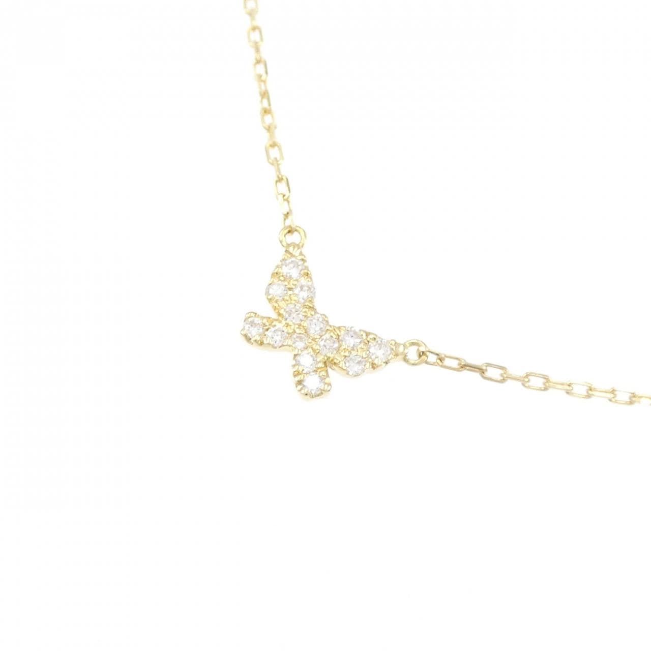 アーカー バタフライ ネックレス 0.06CT