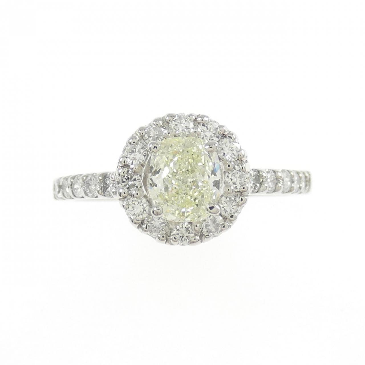 PT900 ダイヤモンド リング 0.597CT M VS1 ファンシーカット