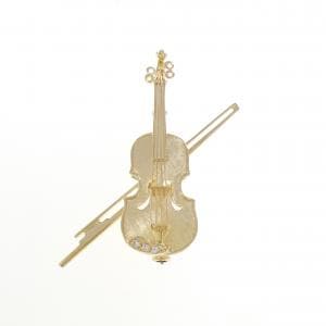 K18YG ダイヤモンド ブローチ 0.03CT