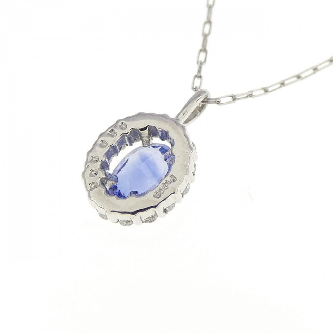 【新品】PT900 サファイヤ ネックレス 0.20CT
