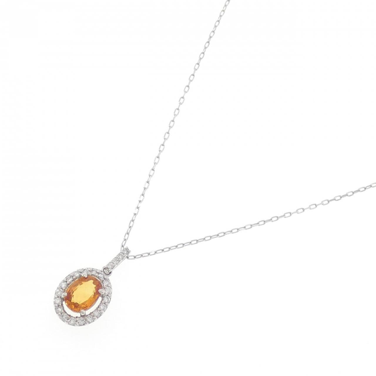PT900/PT850 サファイヤ ネックレス 1.02CT