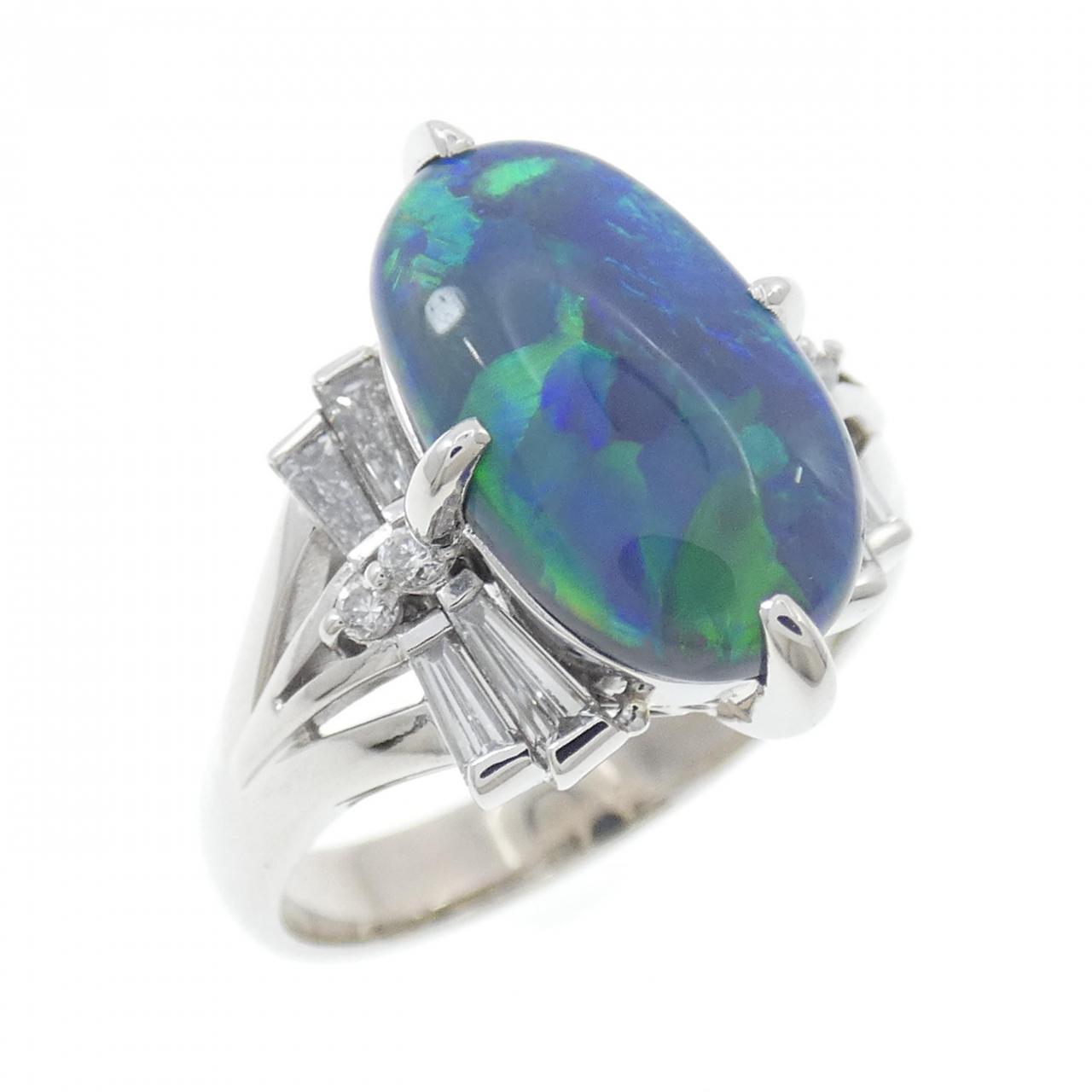 PT900 ブラックオパール リング 2.92CT