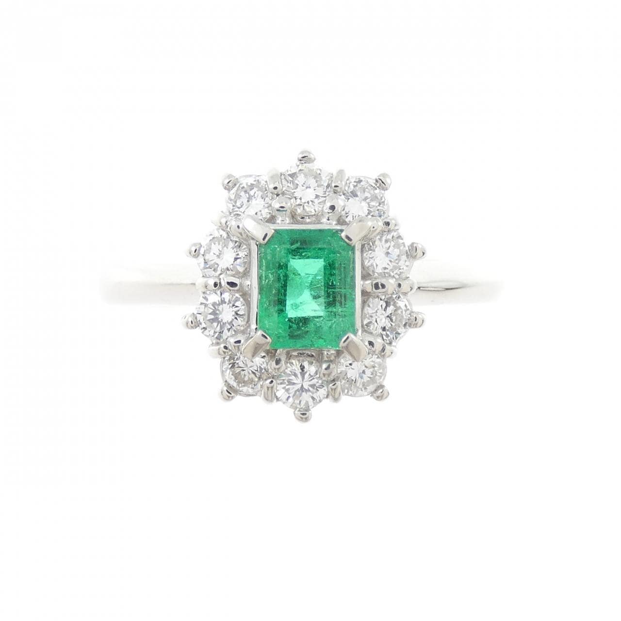 PT900 エメラルド リング 0.33CT