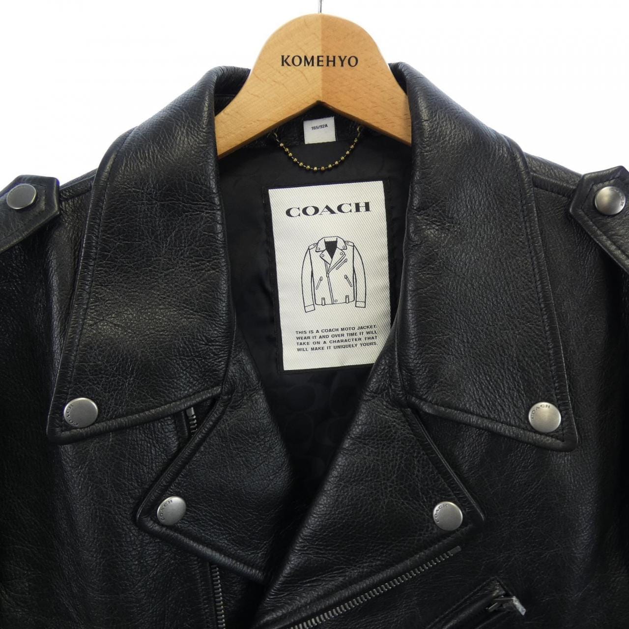 コーチ COACH CG797 レザーライダースジャケット