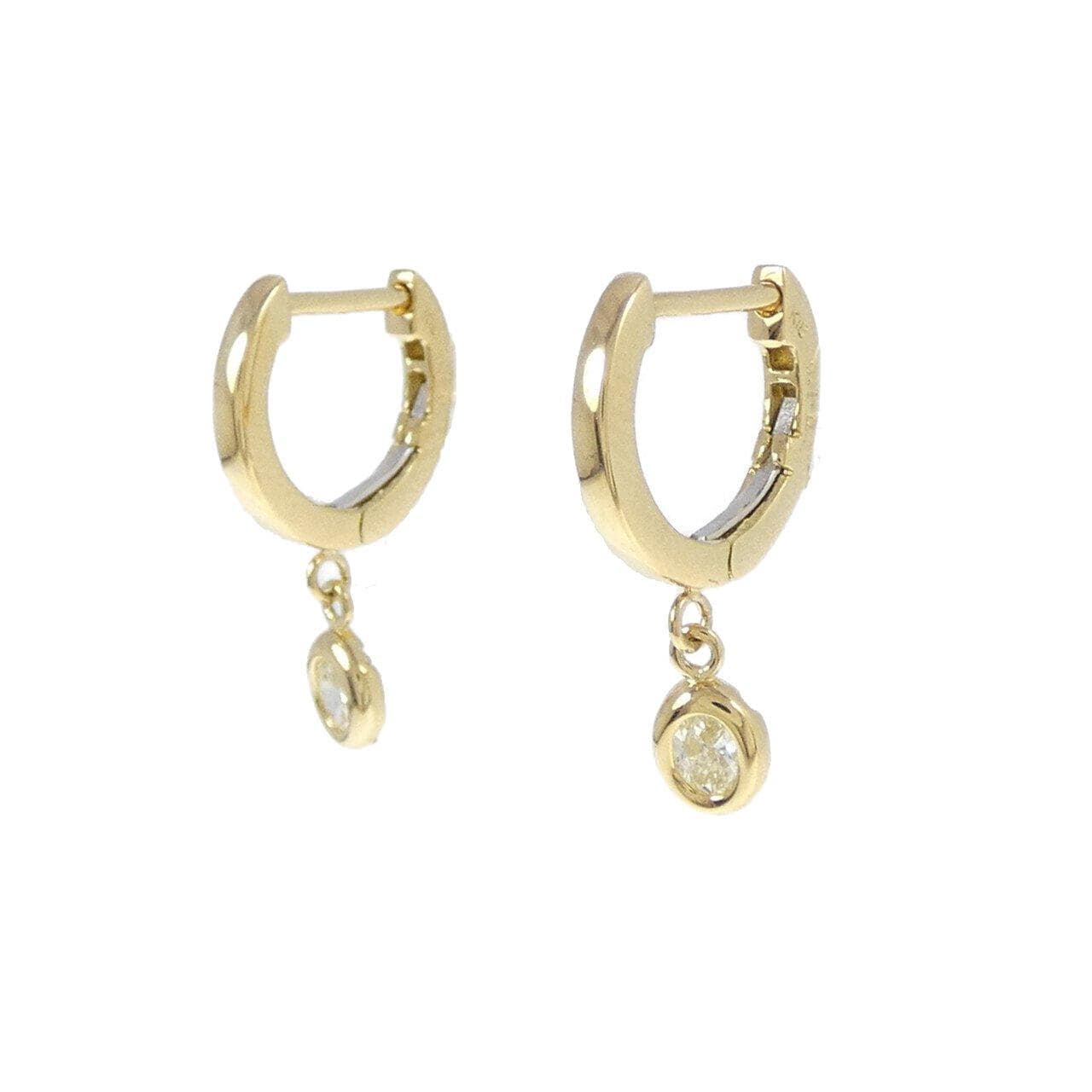 K18YG ダイヤモンド ピアス 0.20CT