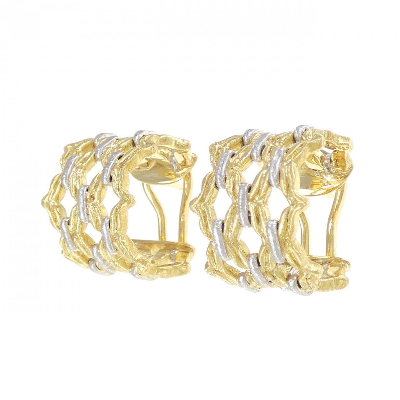 Gianmaria BUCCELLATI 750YG/750WG 耳環