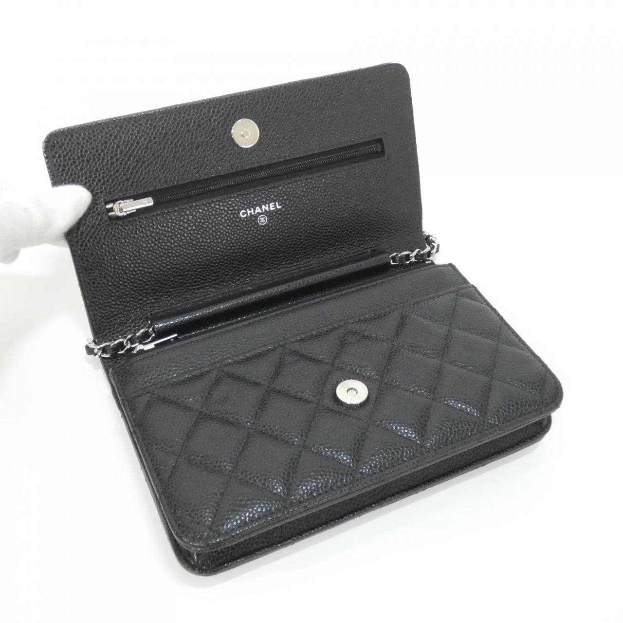 シャネル タイムレスクラシック ライン AP0250 チェーンウォレット