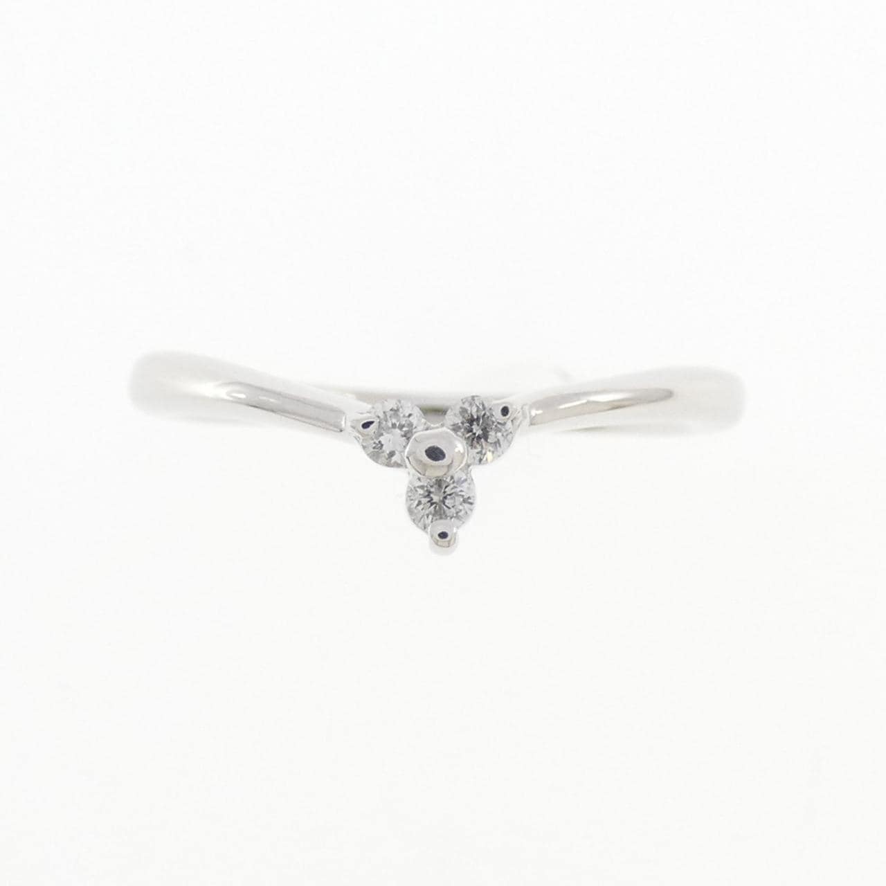 K18WG ダイヤモンド リング 0.07CT