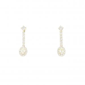 【新品】K18YG ダイヤモンド ピアス 0.60CT