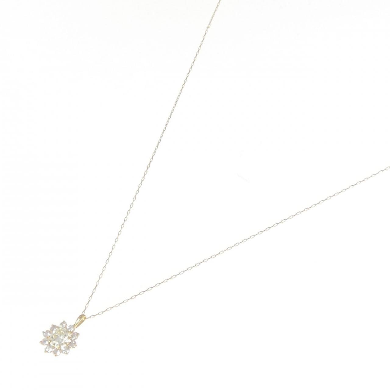【新品】K18YG ダイヤモンド ネックレス 0.35CT
