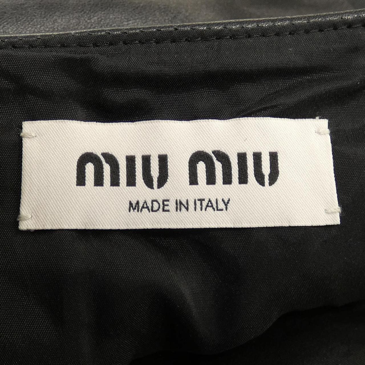 ミュウミュウ MIU MIU MIUMIU ロゴ MPD757 SOOO 1395 スカート