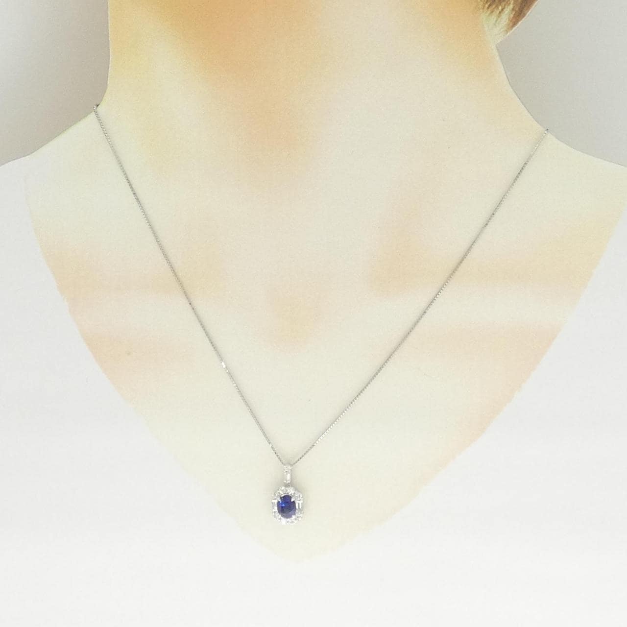 PT900/PT850 サファイヤ ネックレス 1.04CT