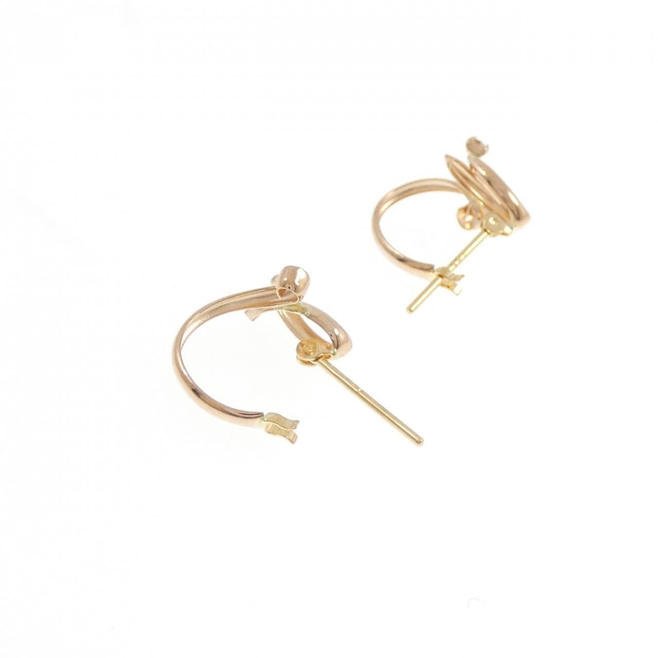 K18PG/K18YG ダイヤモンド ピアス 0.02CT